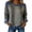 Grey, variant on Sweatshirt for Women Leopard Print Spliced Denim Round Neck Loose Sweatshirt Casual Pullover Hoodie Women'S Clothing