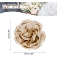 thumbnail image 2 of Silk Satin Flower Brooch Pin, Large Peony Floral Lapel Pin, 2 of 5