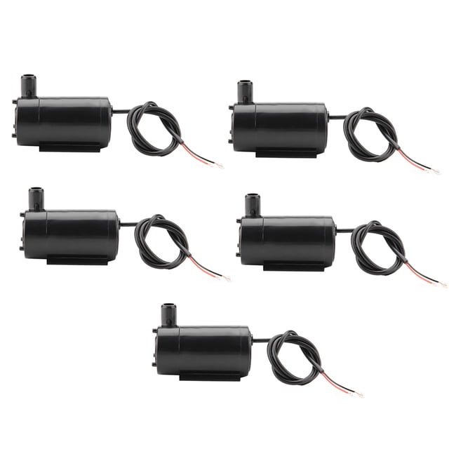 5 piezas/juego de minibombas de agua sumergibles de CC de 3 V a 5 V para peceras, fuentes y acuarios