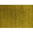 thumbnail image 1 of Ahgly Company Machine Washable Indoor Rectangle Oriental Yellow Industrial Area Rugs, 2' x 4', 1 of 4