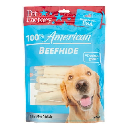 Boredom Breakers Pet Treats - Pet Factory 100% American Beefhide 5