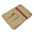 thumbnail image 3 of Bolsa de almacenamiento colgante, portátil, ligera, lateral, multifuncional, para reposabrazos de silla, para acampar al aire libre, picnic, color caqui, 3 of 14
