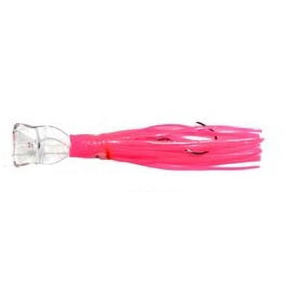 Mack's Lure Wiggle Hoochie 4.5" Pink Comet