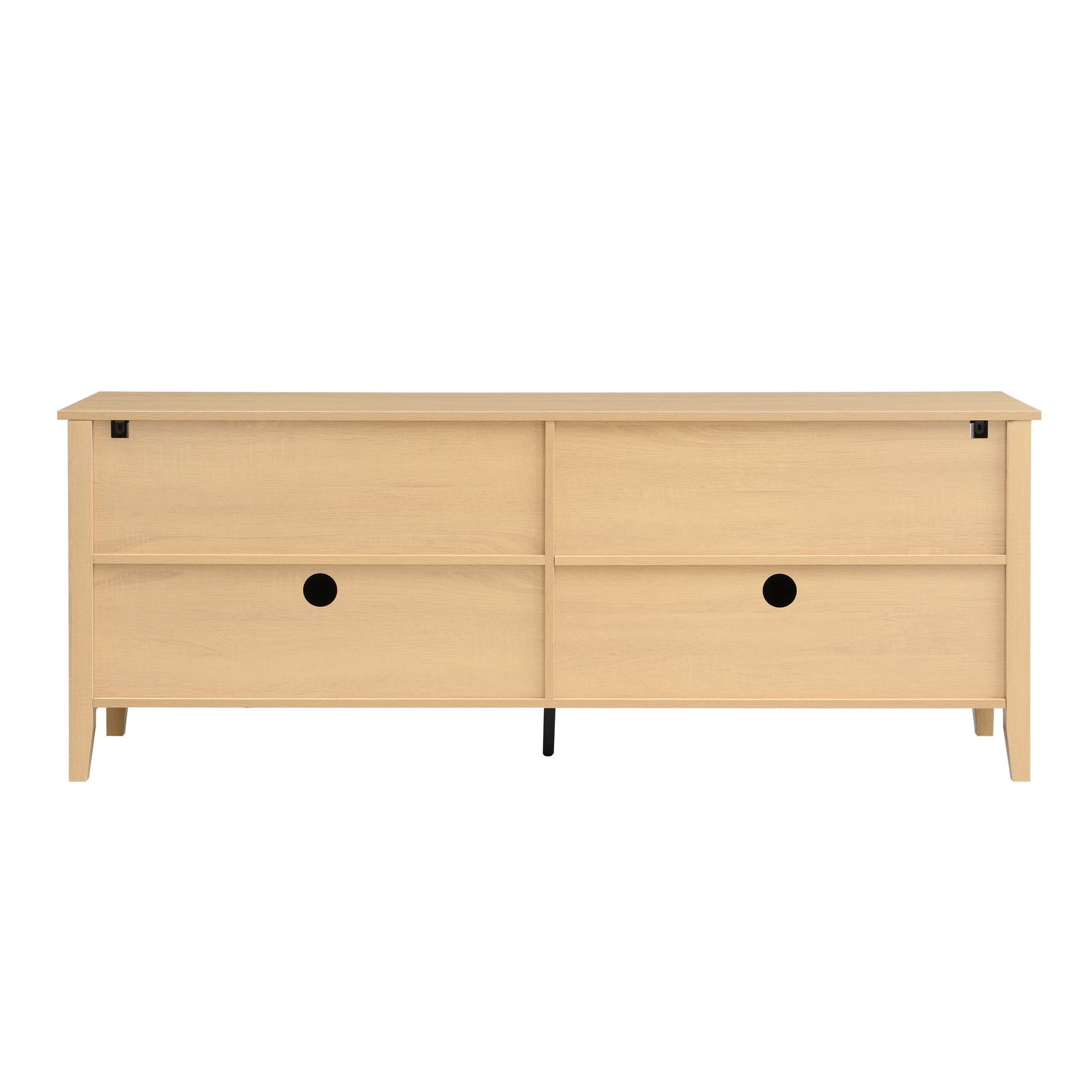 Christopher Knight Home Modern Sideboard Cabinet, Media Console with Acrylic Panel Doors, Light Oak