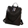 thumbnail image 4 of Mochila jinwen moderna de estilo retro para salir a pescar y hacer un picnic Negro 32x34 cm, 4 of 8