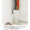 thumbnail image 4 of Yamazaki Home Compact Umbrella Stand, White, Steel,  Holds 4 umbrellas, No Assembly, 4 of 6