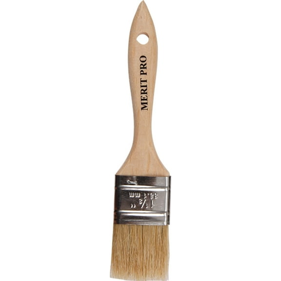 Dynamic 00016 1-1/2" White Bristle Chip Brush - 36ct. Case