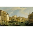 thumbnail image 2 of Canaletto 14x10 Black Ornate Wood Framed Double Matted Museum Art Print Titled: Venice, the Grand Canal from the Palazzo Flangini to San Marcuola (C. 1740 - 1750), 2 of 5
