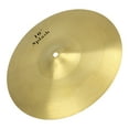 thumbnail image 1 of CTIRCHIU Lightweight Golden Drum Set Crash Cymbal with Sturdy Metal Build and Simple Elegant Design, 1 of 8