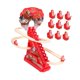 thumbnail image 1 of Juguete eléctrico de Papá para subir escaleras con luz y música, ideal para interiores, como recuerdo de fiesta, decoración del hogar para niños, con 12 figuras de Papá Noel, 1 of 10