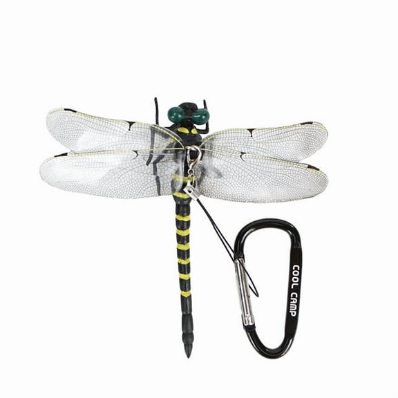 Dragonfly Hat Clip, Artificial Dragonflies Fly Repelling Supplies, Dragonfly Clip for Indoor Outdoor Decor Craft