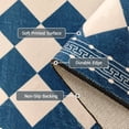 thumbnail image 2 of 2x6 Trellis Runner Rug,Hallway Runner Rug with Rubber Backing, Checkered Kitchen Non Skid Carpet Runners Washable Indoor Mat for Kitchen Entryway Bathroom Hallway, 2 of 7
