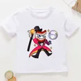 thumbnail image 3 of Camiseta de algodón con estampado de circo digital increíble para niños, camisetas de verano para niñas, ropa para bebés, camiseta de manga corta con dibujos animados para niños, 3 of 5
