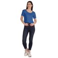thumbnail image 2 of Inkmeso Regular Street Style Crop Top Scoop Neck Tee For Womens Cotton Tshirt, 2 of 7