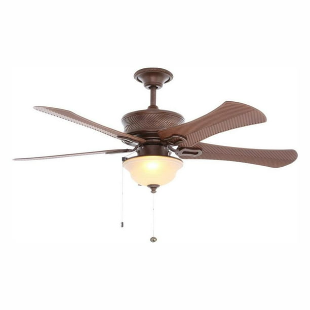Hampton Bay Algiers 54 In Led Indoor Outdoor Bronze Ceiling Fan With Light Kit New Open Box Com Led Indoor Outdoor Bronze Ceiling Fan, New Ceiling Fans With Lights