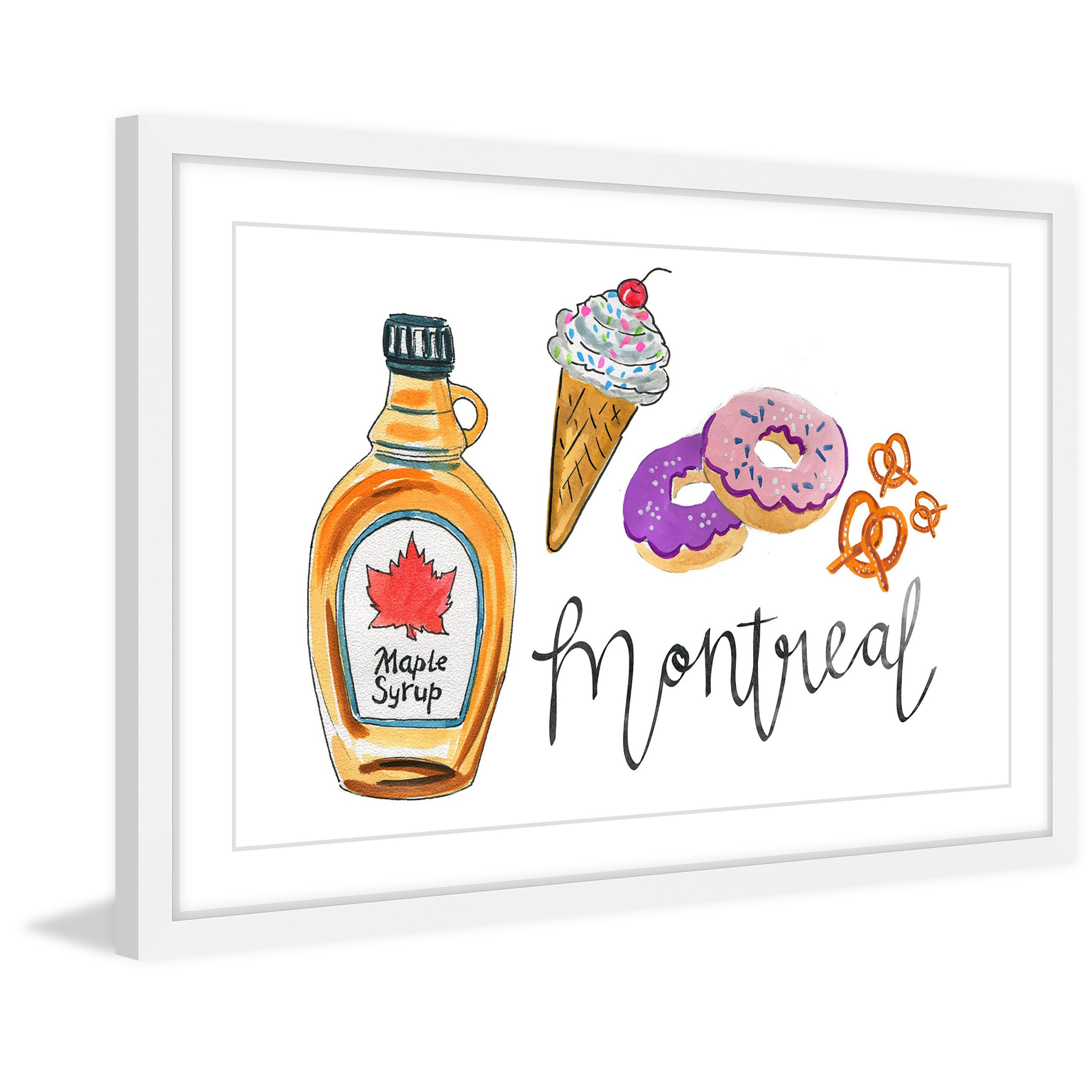 "Everything Maple" Framed Painting Print