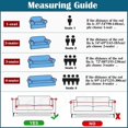 thumbnail image 2 of Elastic Stretchable Sofa Cover with Skirt Washable Furniture Protector Printed Slipcovers with Elastic Bottom for Living Room, 2 of 7