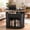 Black, variant on WARAYZ Rotating Tabletop Lift-Top Coffee Table with Storage & Power Outlet, Oak