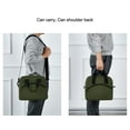 thumbnail image 6 of joogoo Olive Green Solid Insulated Lunch Bags Reusable Cooler Box with Shoulder Strap, 6 of 6