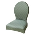 thumbnail image 1 of Inteprter Funda para silla de comedor elegante, elástica, suave y fácil de limpiar, 80, excelente mano de obra, fundas para taburete Decoración del hogar verde claro, 1 of 6