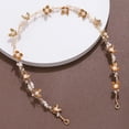 thumbnail image 2 of Nvzi-a Bridal Flower Wedding Hair Pins Crystal Pearl Hair Combs Clips Headpiece Gold Wedding Hair Accessories Jewelry with Rhinestone for Brides Bridesmaids Women (B), 2 of 2