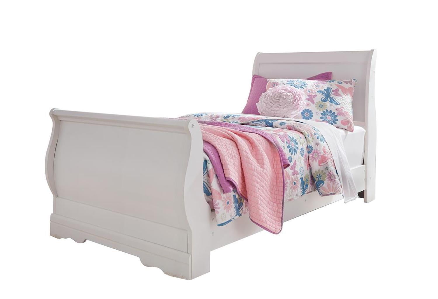 ashley white twin bed