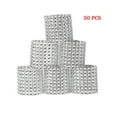 thumbnail image 1 of Dvkptbk Napkin Ring 50pc Bling Diamond Rhinestone Mesh Wrap Napkin Wedding Decor Gold Home Decor on Clearance, 1 of 5