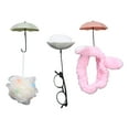 thumbnail image 5 of Yesbay 3 Pcs Wall Hooks Umbrella Shape Design Self Adhesive Hanger Hook Storage Organizer, 5 of 7