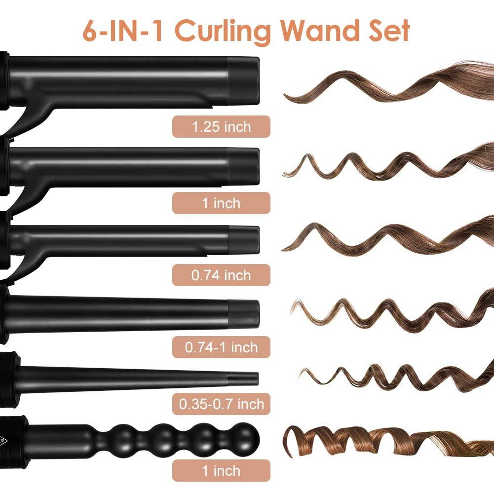 1 inch curling wand results