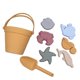 thumbnail image 2 of Juguetes de arena de silicona para niños, juguetes de playa portátiles, regalo divertido, juego de cubo de playa para actividades de verano, fiesta de cumpleaños Amarillo, 2 of 8