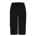 thumbnail image 4 of Men's Cargo Pants Lightweight Below Knee Work Shorts with Multiple Pockets Versatile Everyday Utility Clothing, 4 of 6