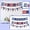 3PCS, variant on Independence Day Paper Banner 2PCS Patriotic Pennant Garland Set for Fourth of July Party Wall Porch Decoration, USA 250th Anniversary Triangle and Letter Bunting