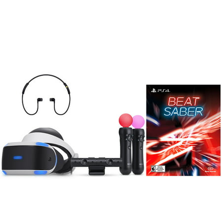 Sony PlayStation VR Beat Saber Bundle: Best Music Rhythm Game on PSVR (Best Games To Play With Girlfriend Pc)