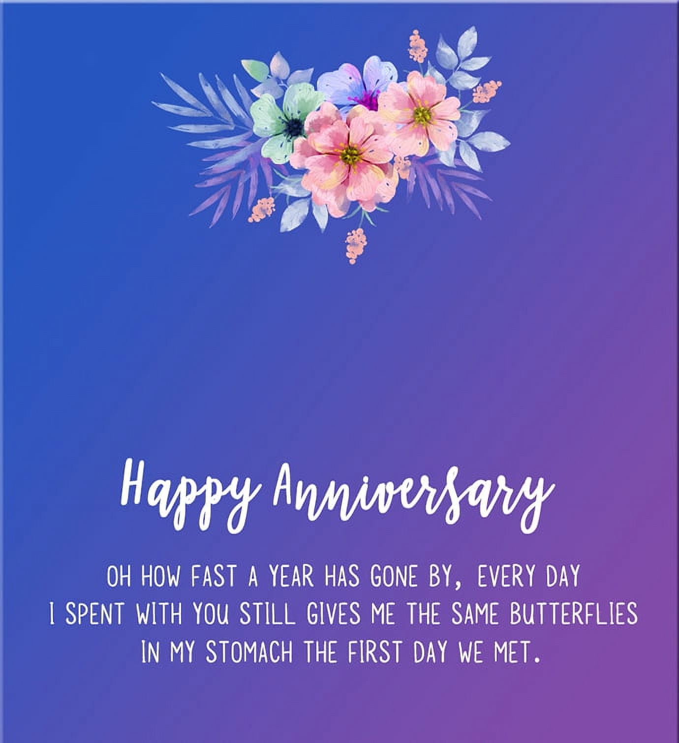 Anavia Happy Anniversary Gift Necklace,Wedding Anniversary Gift for Wife,Express Love Card Jewelry Gift-[Gold Cube, Blue-Purple Gift Card]