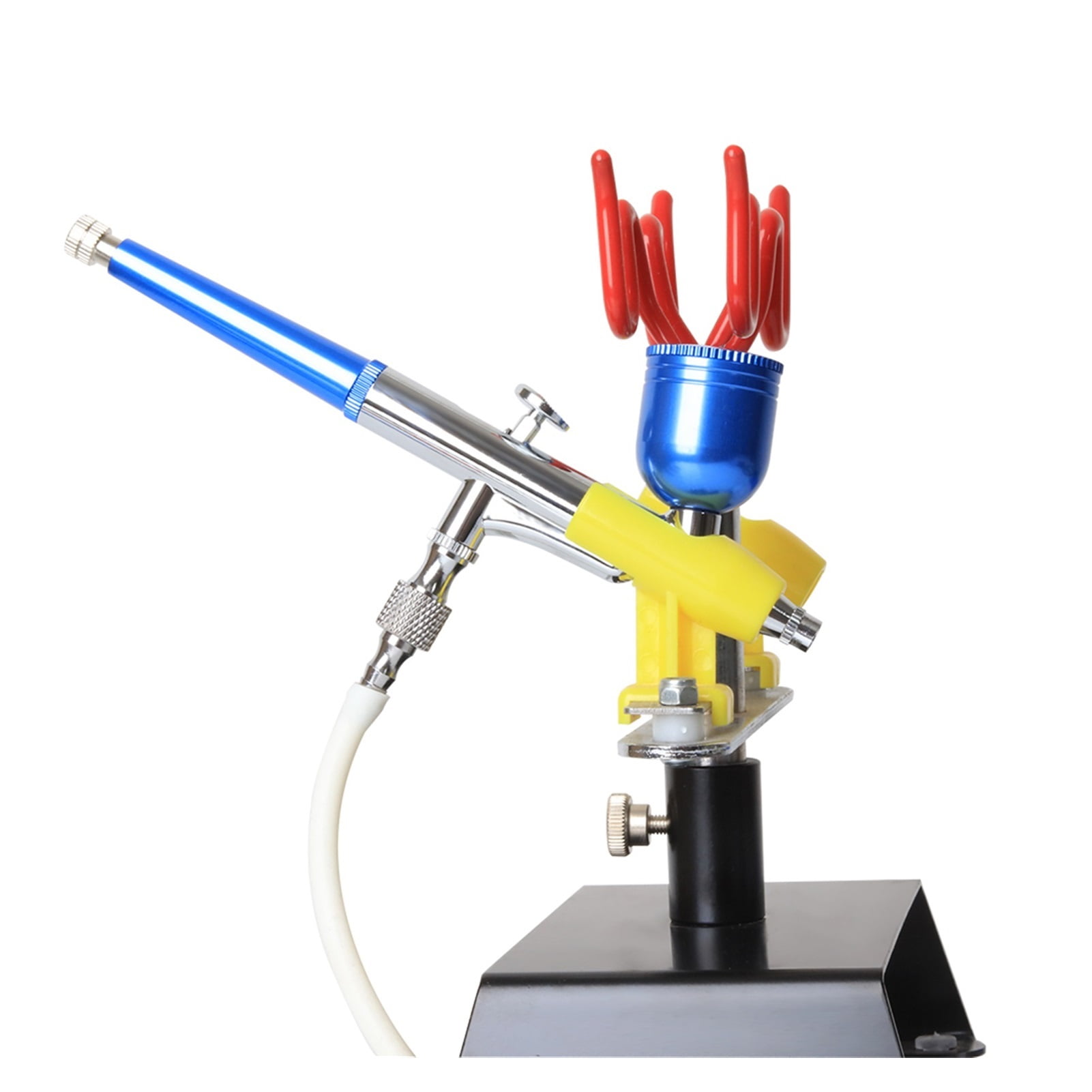 Portable Gravity Feed Spray Airbrush Pen Kit Pump Gun Easy Use Clean For Set Art Painting Tattoo Cake Makeup Beautiful Model ,Versatile applications