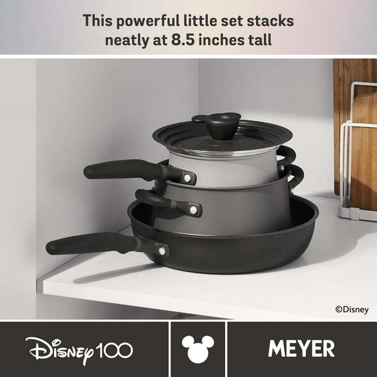 Disney 100 Nonstick Induction Cookware Essentials Set, 4-Piece