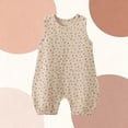 thumbnail image 5 of THDHVS Toddler Girl Outfits,Floral Print Sleeveless Muslin Romper for Baby Girl Summer Sleepwear Loungewear and Home Comfortable Wear,Baby Girl Clothes 1-2 Years, 5 of 6
