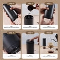 thumbnail image 6 of YAHHU One Touch Electric Coffee Grinder, 110ml Powder Capacity Removable Chamber, 38 Speeds USB Rechargeable Portable Bean Grounder Mill For Espresso And Drip Coffee, Sleek Black Design, 6 of 9