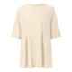 thumbnail image 3 of MKLEKYY Camiseta Camiseta Básica Ajustada De Cuello Redondo Para Mujer, Camiseta De Verano De Manga Corta, Camiseta Clásica, Camiseta 664 Talla XL, 3 of 3