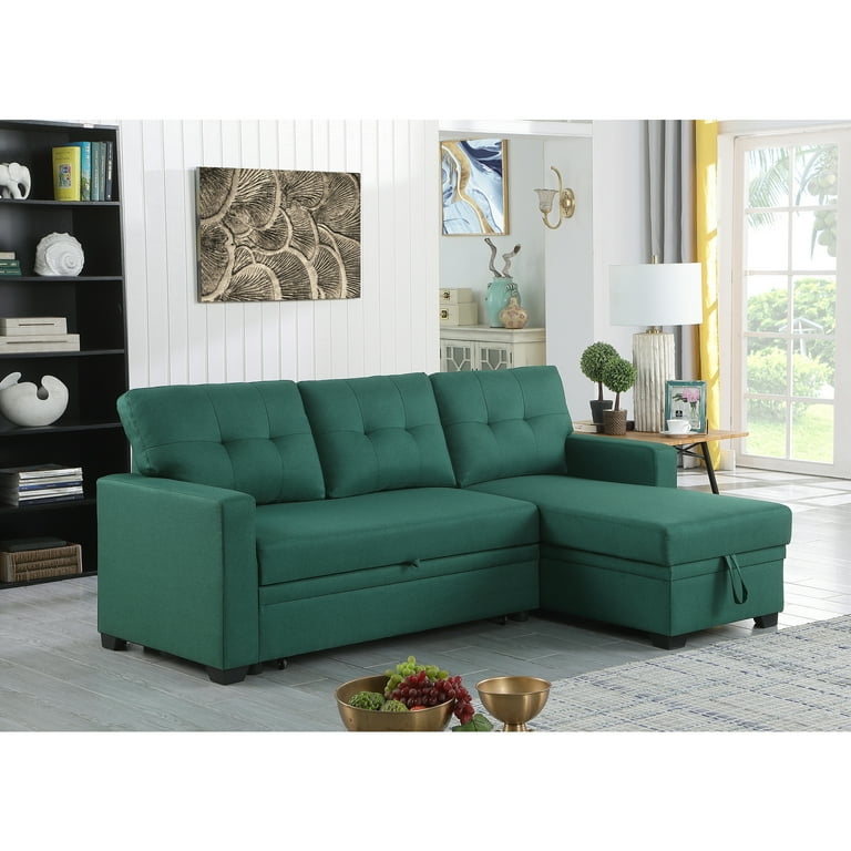 Green sectional sleeper online