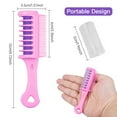 thumbnail image 3 of New Hair Chalk Comb for Girls Kids, Washable Temporary Hair Color Dye for Kids Age 5 6 7 8 9 10+ Birthday Party Gift Cosplay DIY, Children's Days (Pink, Purple), 3 of 8