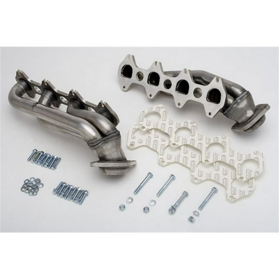 Hedman 82630 304 SS Uncoated Short Tube Exhaust Headers for 04-08 Ford P & U 3V V8 Fits select: 2004-2010 FORD F150, 2005-2010 FORD EXPEDITION