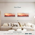 thumbnail image 3 of Elephant Stock Sokal Ridge Sunrise Wall Art - Panoramic Canvas Wall Art - Living Room Wall Decor - Nature Canvas - Pink And Orange Decor - 54" x 18", 3 of 4