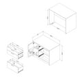 thumbnail image 2 of South Shore Myro, Contemporary Kitchen Island,  White, 2 of 18
