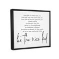 thumbnail image 3 of Stupell Industries Be The Nice Kid Black And White Inspirational Word Design Jet Black Framed Floating Canvas Wall Art, 16x20, by Lettered and Lined, 3 of 5