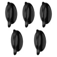 thumbnail image 1 of Elodie 5 Pieces Cabinet Auxiliary Handles Creative for Window Refrigerator Wardrobe Black, 1 of 8