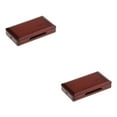 thumbnail image 3 of maskred Portable Oboe Reed Case Secure And Stylish Holder With Soft Lining Wooden Box Impact-resistant Type1 2Set, 3 of 6