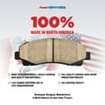 thumbnail image 3 of AmeriBRAKES Front Rear Ceramic Disc Brake Pads Kit For Nissan Altima Juke KNF-100034, 3 of 8