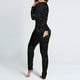 thumbnail image 4 of Pijama con botones para mujer, Pelele con solapa abotonada funcional, estampado negro Harajuku, ropa de dormir para adultos, 4 of 4