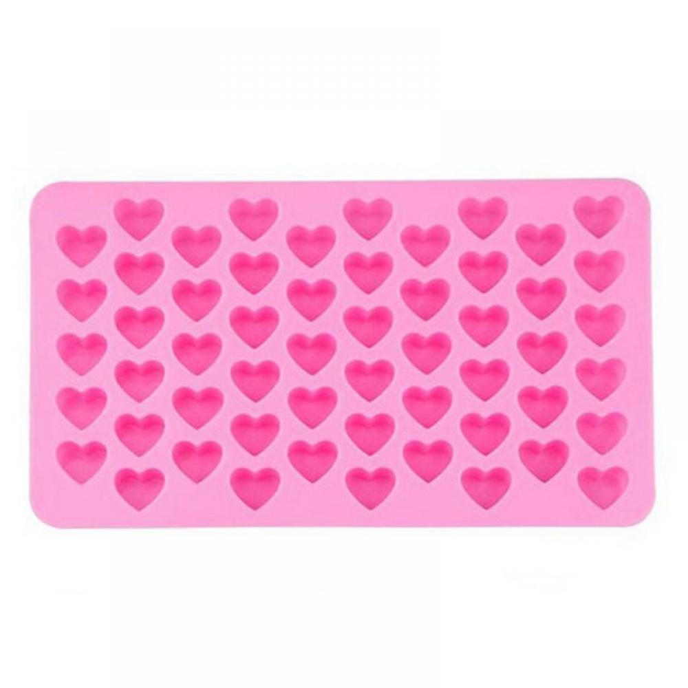 Color Profit Kids Chocolate Molds Silicone Candy Molds - Heart Shapes Silicone Molds BPA Free Nonstick Gummy Molds, Size: 7.28 x 4.33 x 0.59, Pink